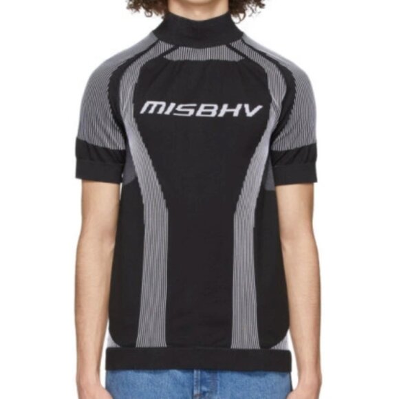MISBHV Black Active Sport Short Sleeve Turtleneck – Size L/XL - Picture 3 of 6